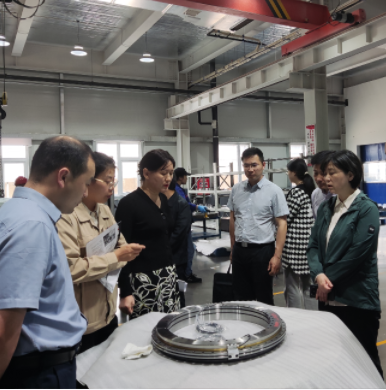 河南省科技廳黨組成員、副廳長(zhǎng)陶曼晞一行實(shí)地調(diào)研洛陽(yáng)鴻元軸承